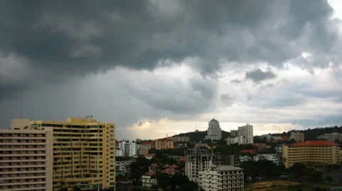 Rain cloudy timelapse 動画素材 8968065