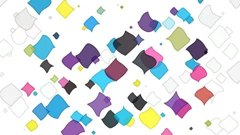 Rain of colors Stock Illustration