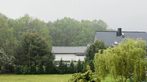 Rain in the countryside  스톡 동영상 108668932