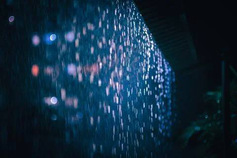 Rain curtain Stock Photos