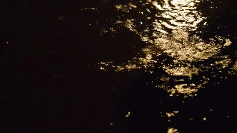 Rain on Dark Concrete Stock Footage 171550264