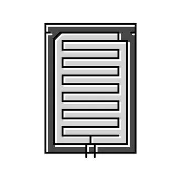 Rain detection sensor color icon vector illustration Stock Illustration