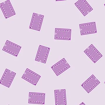 Rain detection sensor glyph seamless pattern Stock Illustration