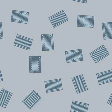 Rain detection sensor line seamless pattern Illustrazione stock