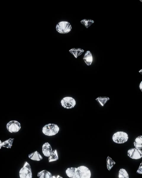 Rain of diamonds Video stock 332412597