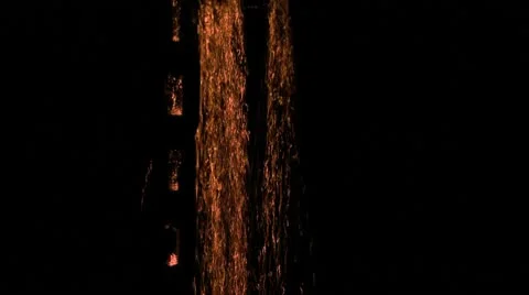 Rain drip chain Stock Footage 8908800