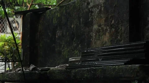 Rain Dripping Video stock 43855091