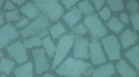 Rain drips in water Stock Footage 10732109