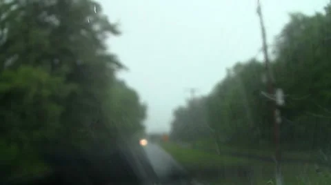 Rain drive 10 Video stock 8566978