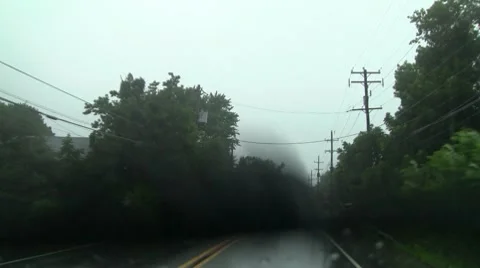 Rain drive11a Video stock 8557554