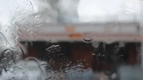 Rain drop abstract background Stock Footage 240211616