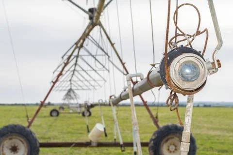 Rain drop irrigation system Stock Photos