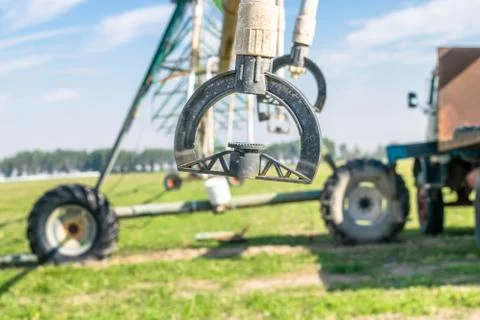 Rain drop irrigation system Stock Photos