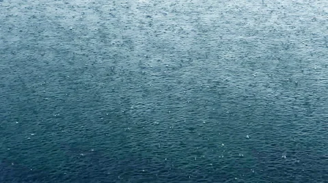Rain drop on water Stock Footage 41281069