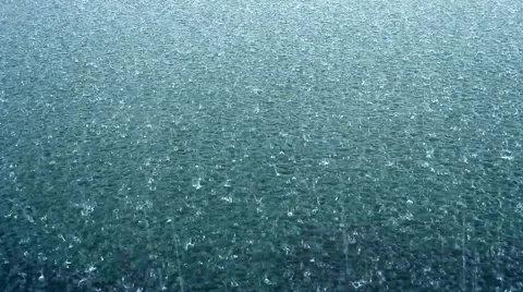 Rain drop on water Stock Footage 41281972