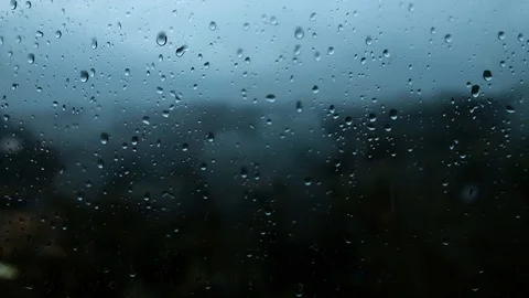 Rain drop on window Stock Footage 115217039