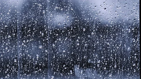 Rain drop on the window Stock Footage 144329397