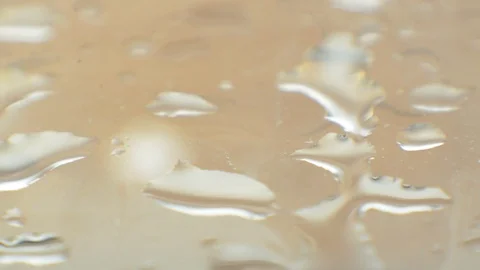 Rain drop on window surface Stock Footage 98545642