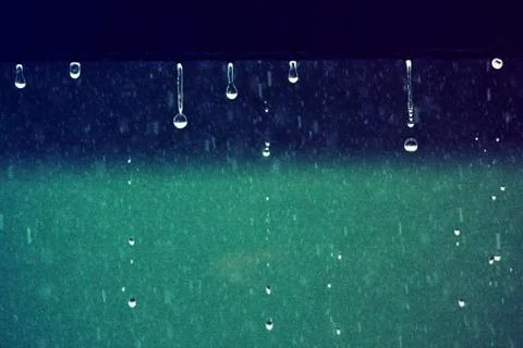 Rain droping Stock Photos