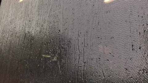 Rain droplet on the window Stock Footage 87314450