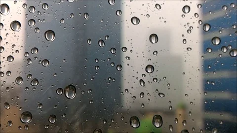 Rain Droplets Stock Footage