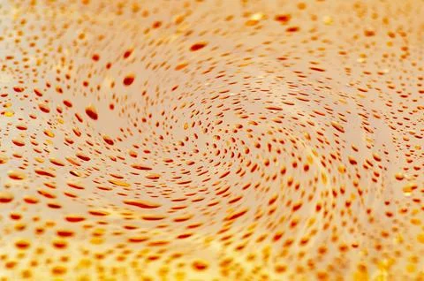 Rain droplets twill effect on an orange golden color background with custom.. Stock Photos