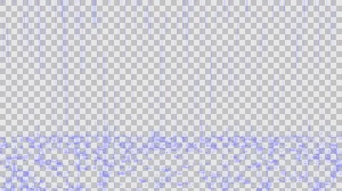 Rain drops and ground splashes alpha Stock Footage 65372856