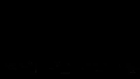 Rain Drops and Ripples on Black Background Stock Footage 296663994