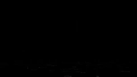 Rain Drops and Ripples on Black Background Stock Footage 296664003