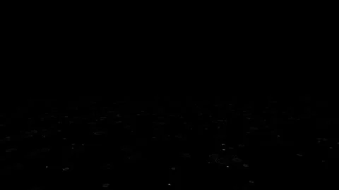Rain Drops and Ripples on Black Background Stock Footage 296664006