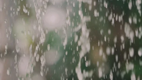 Rain drops are falling down, texture Video stock 116532932