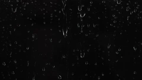 Rain drops on black background Stockbeeldmateriaal 133108973
