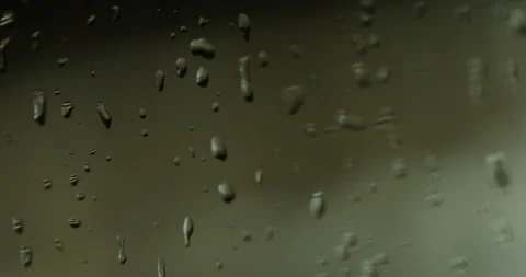 Rain Drops on bus glass Stock Footage 320347378