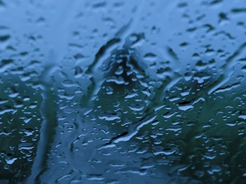 Rain drops on car window Stock Footage 79186116