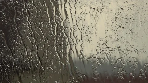 Rain drops on clear window Stock Footage 135443234
