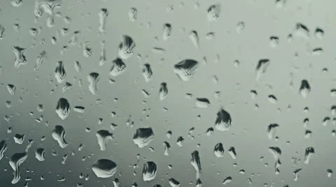 Rain Drops Cold and Warm Colors 1 Stock Footage 24795265