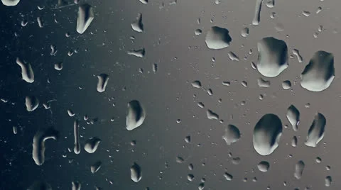 Rain Drops Cold and Warm Colors 3 스톡 동영상 24802294