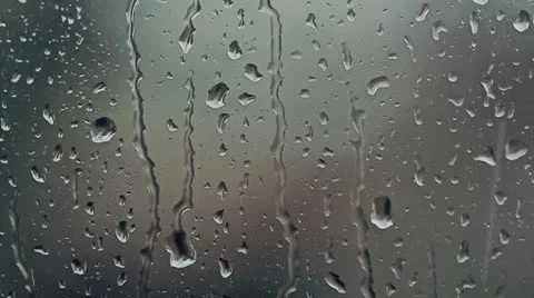 Rain Drops Cold and Warm Colors 4 Stock Footage 24802401