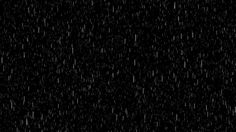 Rain Drops Falling Alpha Computer generated rain animation. Stock Footage 106908611