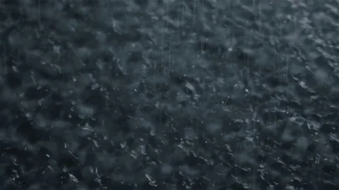 Rain drops falling into ground Stock Footage 70611203
