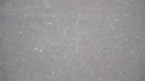 Rain drops falling into the ground slow motion Video stock 90612307
