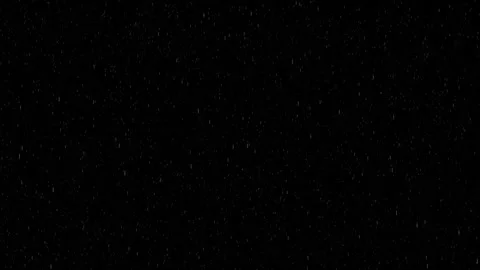 Rain Drops Falling Overlay Loop Black Background Motion Graphics Stock Footage 340298242