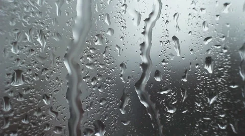 Rain Drops Flowing Down Window HD 스톡 동영상 36787157
