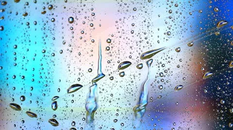 Rain drops Stock Footage 10786026