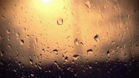 Rain drops Stock Footage 25273281