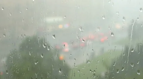 Rain drops Stock Footage 65333765