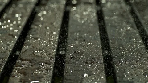 Rain drops Stock Footage 128443746