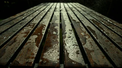 Rain drops Stock Footage 128449865