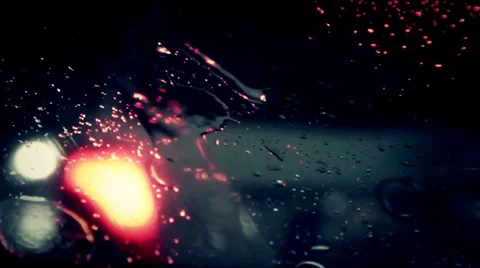 Rain drops in glass Stock Footage 25042790