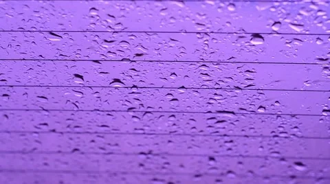 Rain drops on glass Stock Footage 48842124